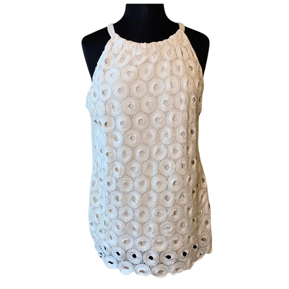 Chico's Tops - CHICO’S Cream Halter Tank Large